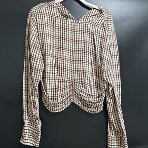 Ruched crop top